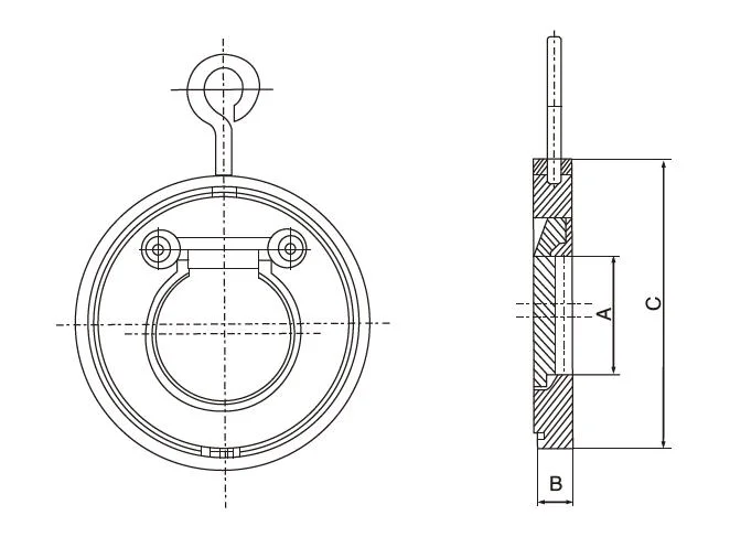 Top Sale Wafer Single Disc Swing Check Valve with Wide Application